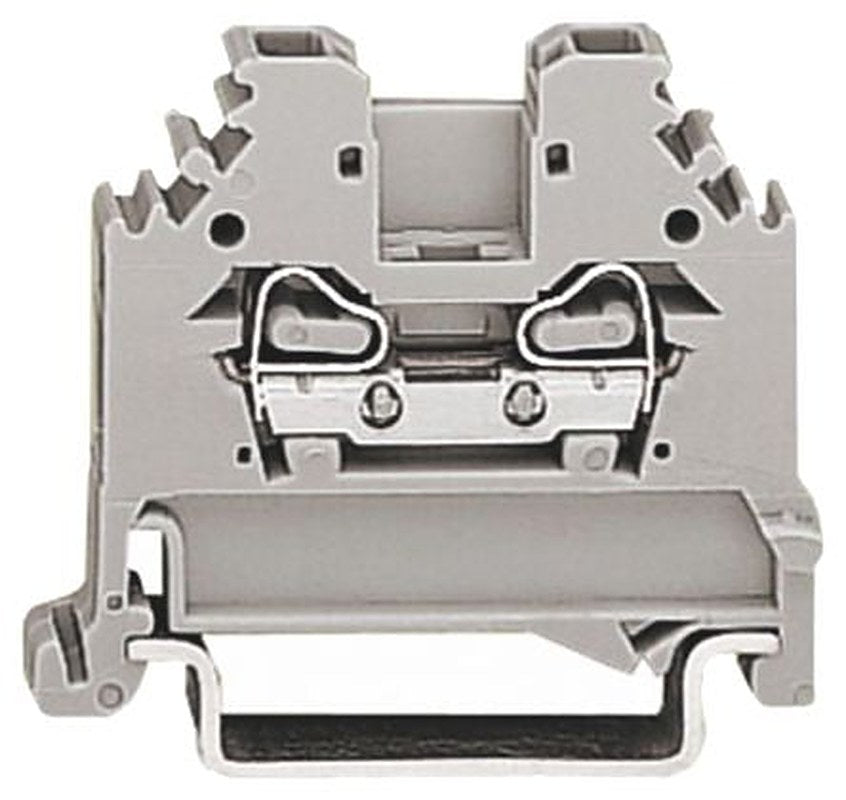 WAGO 280-101 280 Series Feed Through Terminal Block Grey, 2.5mm², 1-Level, Cage Clamp