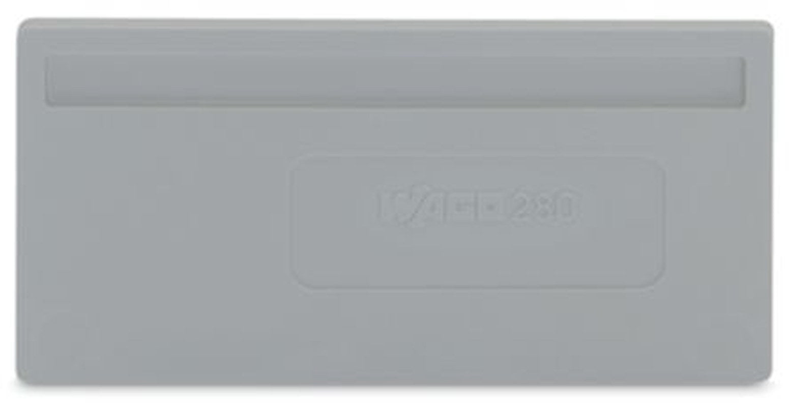 WAGO 280 Series Plate for Use with Rail Mount Terminal Blocks