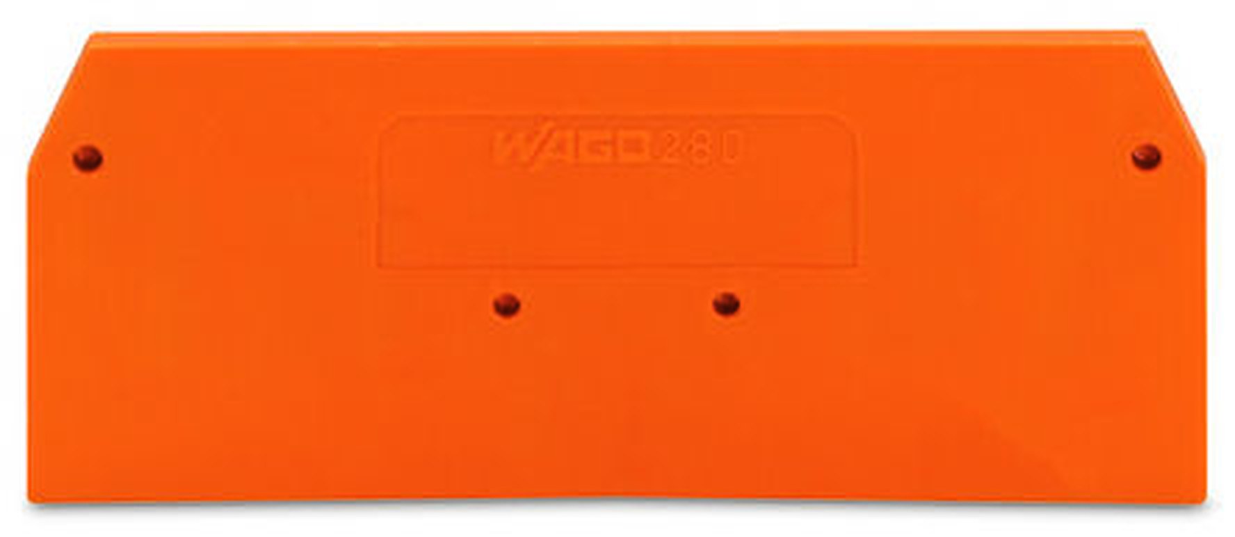 WAGO 280 Series End & Intermediate Plate for Use with 280 Series Terminal Blocks