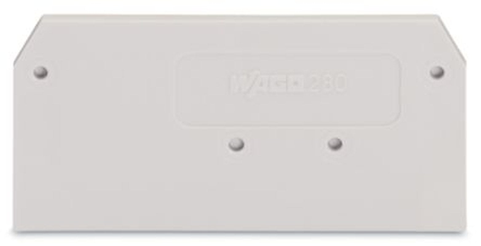 WAGO 280 Series End & Intermediate Plate for Use with Rail Mount Terminal Blocks