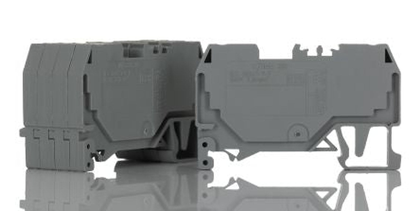 WAGO 280-901 280 Series Feed Through Terminal Block Grey, 2.5mm², 1-Level, Cage Clamp