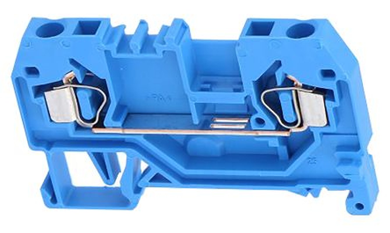WAGO 280-904 280 Series Feed Through Terminal Block Blue, 2.5mm², 1-Level, Cage Clamp