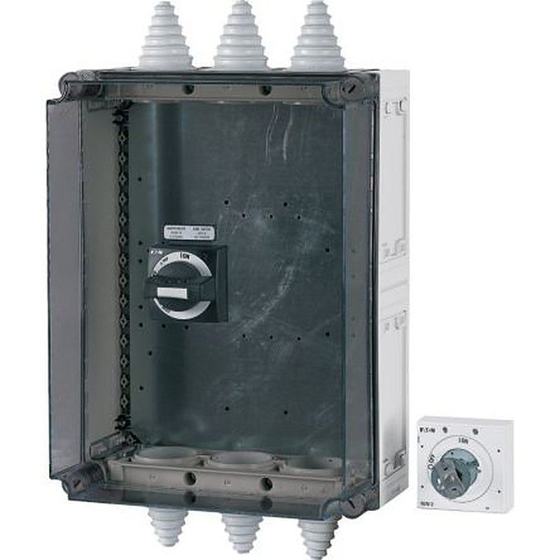 Eaton xEnergy Safety Ci Series Grey, Black Plastic General Purpose Enclosure, IP65 500 mm, 225 mm, 375 mm