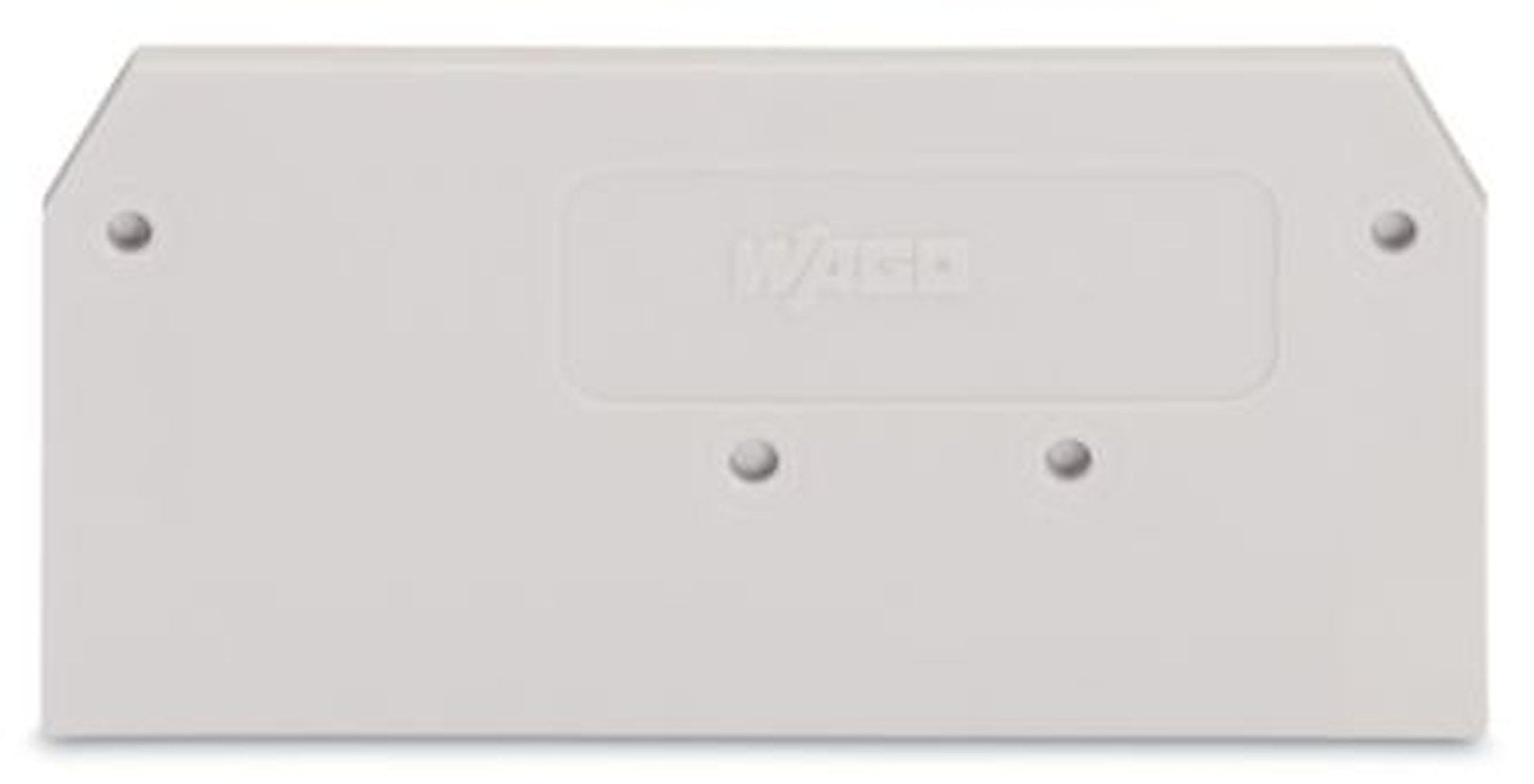 WAGO 281 Series End & Intermediate Plate for Use with Rail Mount Terminal Blocks