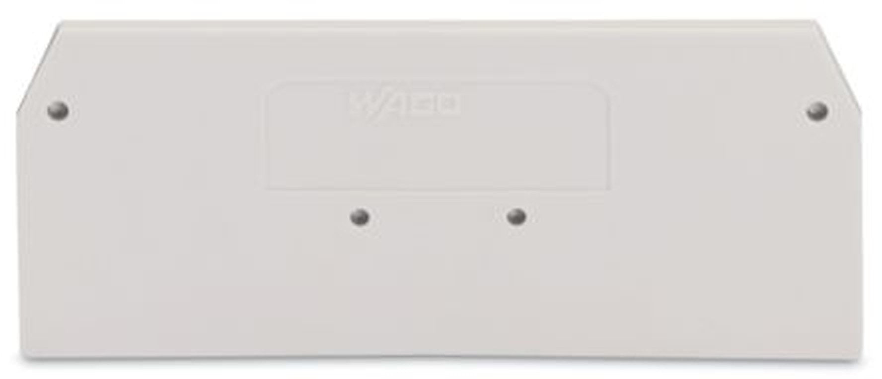 WAGO 281 Series End & Intermediate Plate for Use with Rail Mount Terminal Blocks