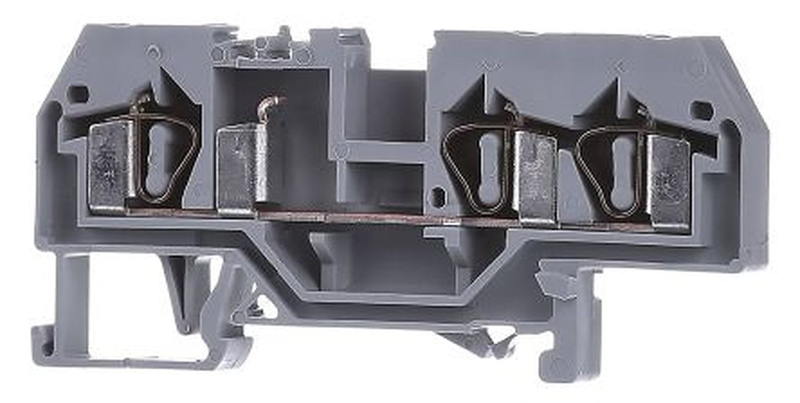 WAGO 281-681 281 Series Feed Through Terminal Block Grey, 4mm², 1-Level, Cage Clamp