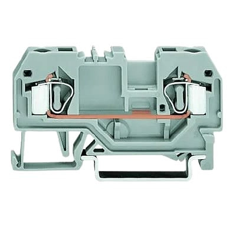 WAGO 281-901 281 Series Feed Through Terminal Block Grey, 4mm², 1-Level, Cage Clamp