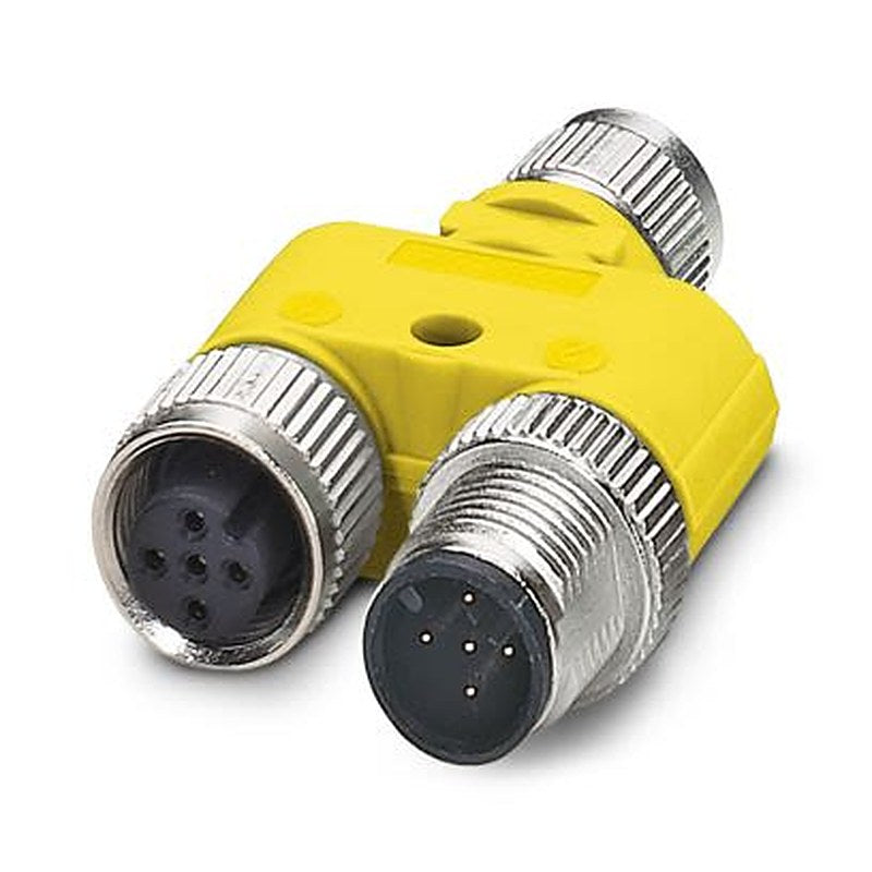 Phoenix Contact Straight Circular Connector Adapter 5 M12 Male 5 M12 Male