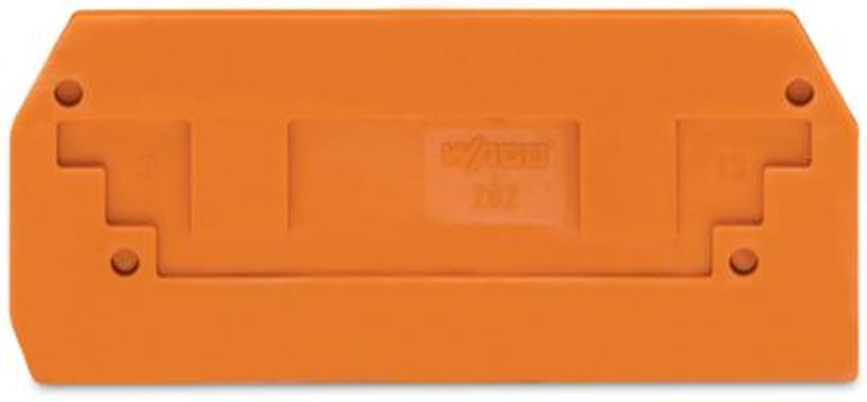 WAGO 282 Series End & Intermediate Plate for Use with Rail Mount Terminal Blocks