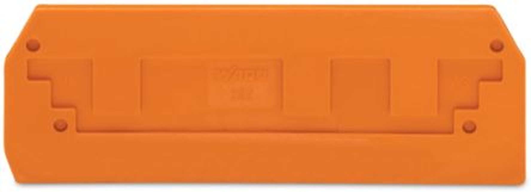 WAGO 282 Series End & Intermediate Plate for Use with Rail Mount Terminal Blocks
