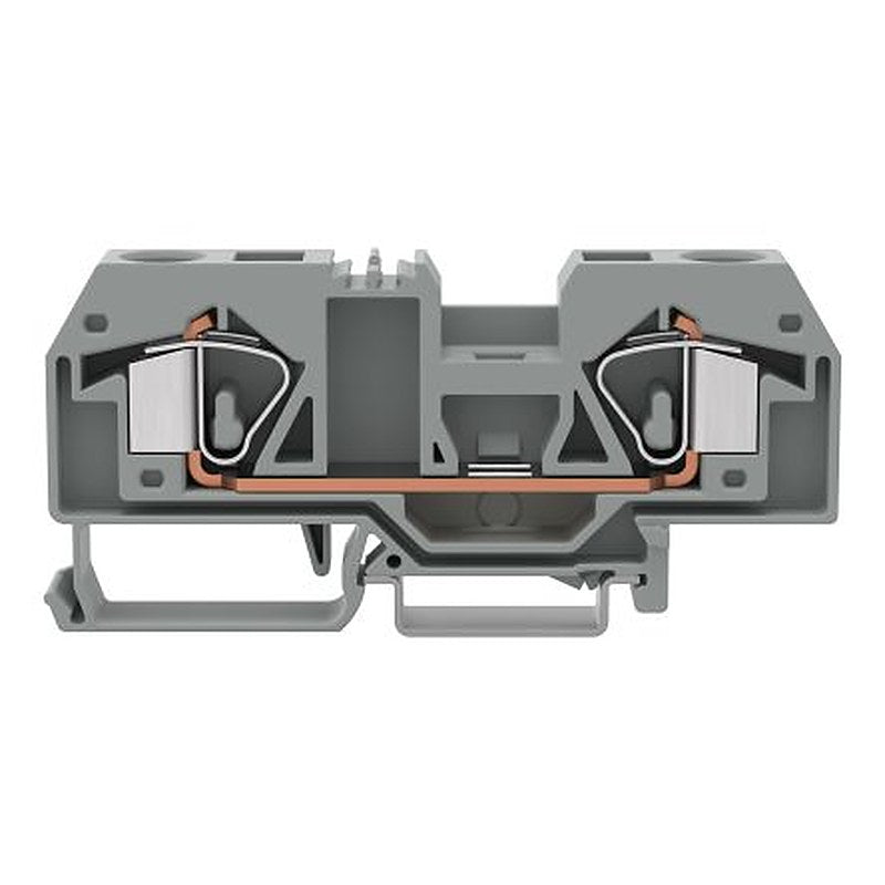 WAGO 283-901-1 283 Series Terminal Block Grey, 16mm², 2-Level, Cage Clamp