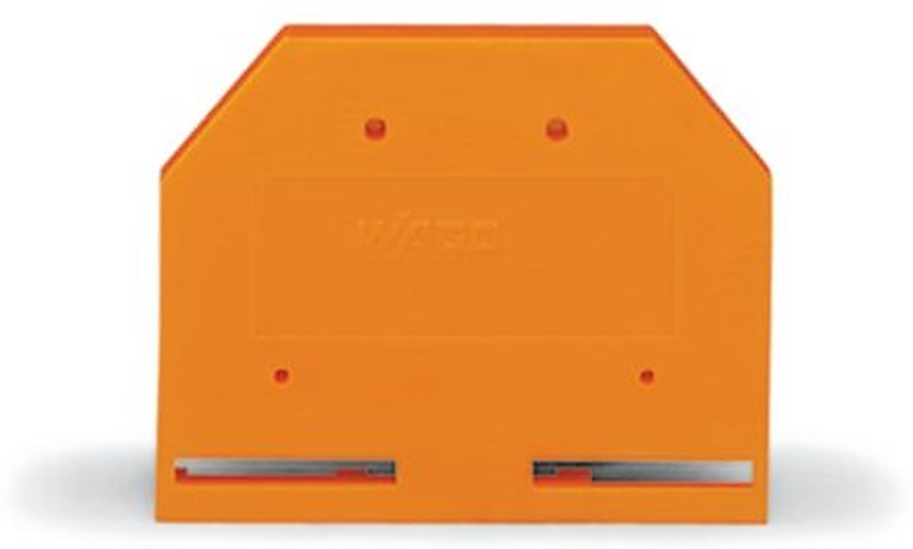 WAGO 284 Series End & Intermediate Plate for Use with Rail Mount Terminal Blocks
