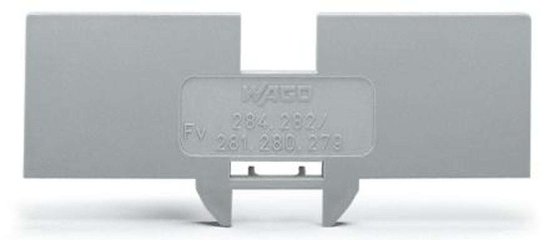 WAGO 284 Series Cover Plate for Use with 2, 3 And 4- Conductor Terminal Blocks