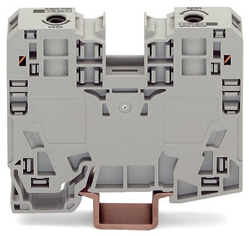 WAGO 285-135 285 Series Feed-Through Terminal Grey, 35mm², 1-Level, Cage Clamp, ATEX
