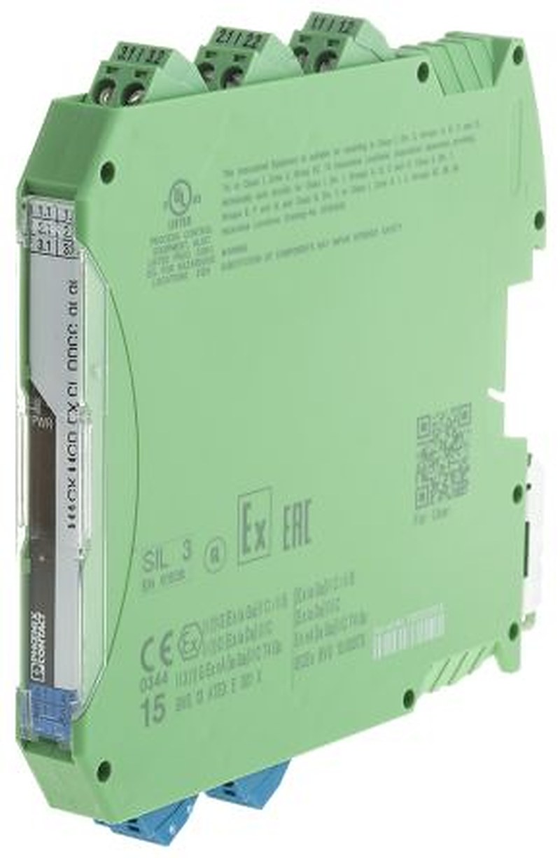 Phoenix Contact 2 Channel Galvanic Barrier, Analogue, ATEX