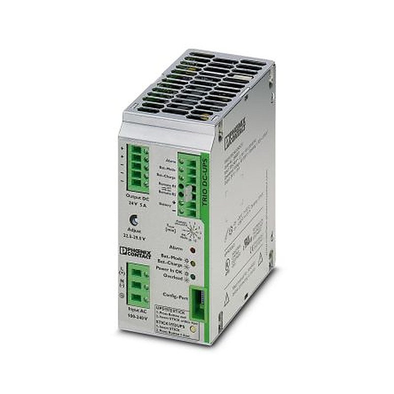 Phoenix Contact 350V dc Input DIN Rail Uninterruptible power supply, TRIO-UPS 120 W