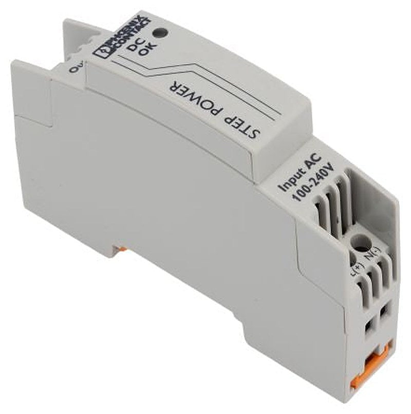 Phoenix Contact STEP POWER Switched Mode DIN Rail Power Supply 264V ac AC Input 12V dc, 1 A Output DC 12 W
