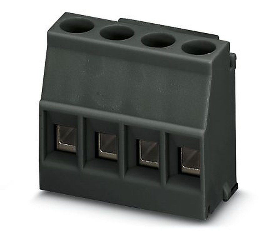Phoenix Contact 5/4-L BK, MKDSO 2 Series PCB Terminal Block, 4-Contact, 5 mm Pitch, Surface, 1 Row