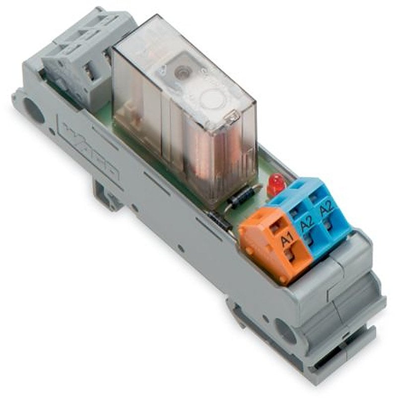 WAGO 288 Series Electromechanical Interface Relay, DIN Rail, 24V dc Coil, SPDT, 22mA