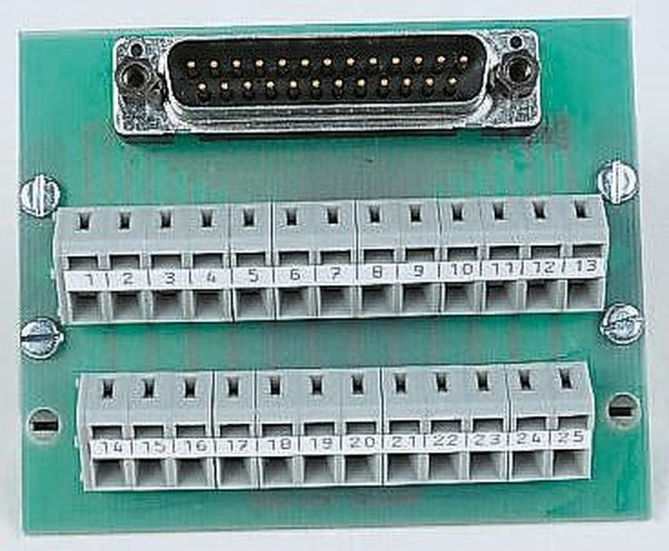 WAGO 709 Series 25-Contact Male Interface Module, D-Sub Connector, DIN Rail, 1A