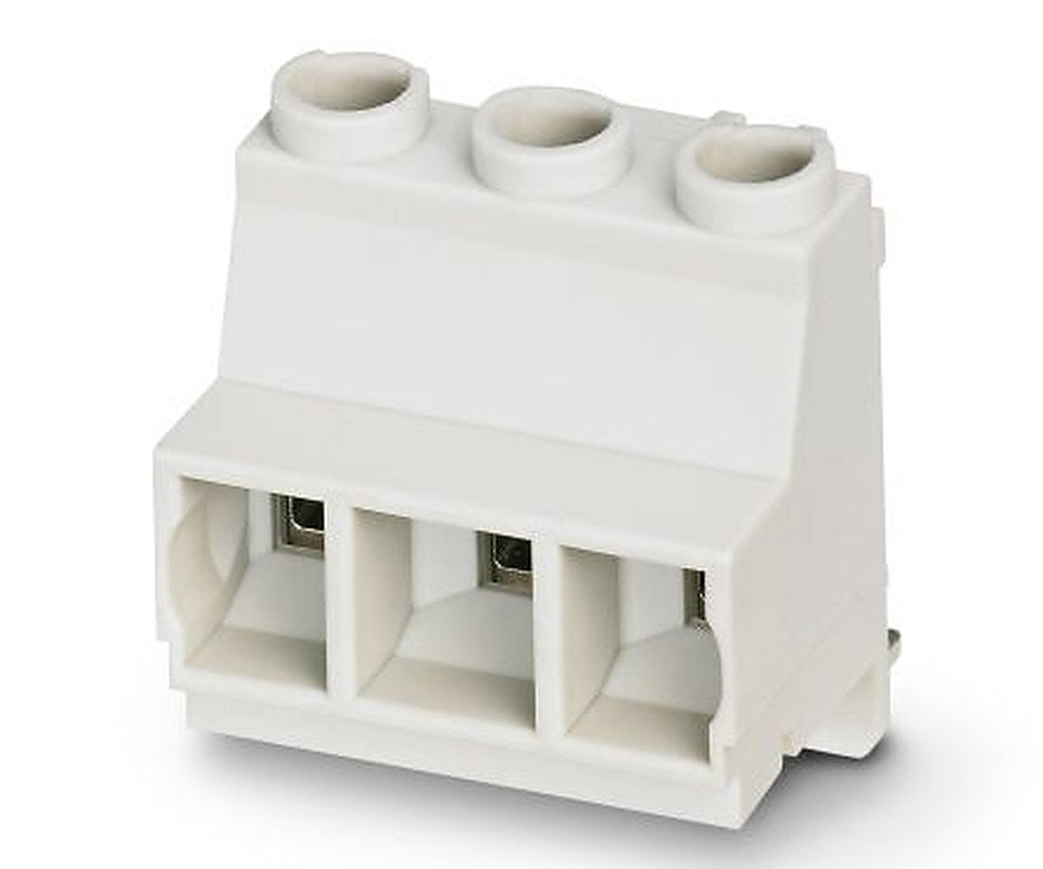 Phoenix Contact 5, 5 HV/3L-7, MKDSO 2 Series PCB Terminal Block, 3-Contact, 7.5 mm Pitch, 1 Row