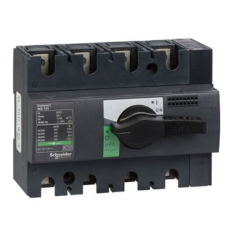 Schneider Electric 4-Pole Surface Isolator Switch -, IP40, 125A, 22 kW