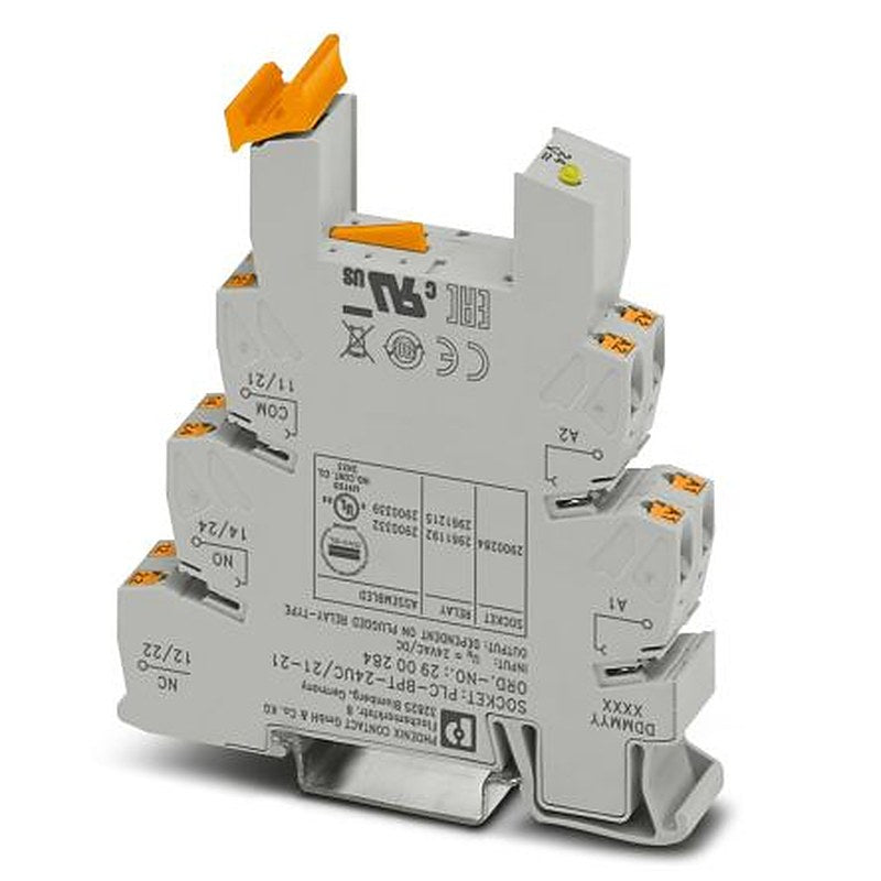 Phoenix Contact PLC-BPT24UC/21-21 DIN Rail Relay Socket