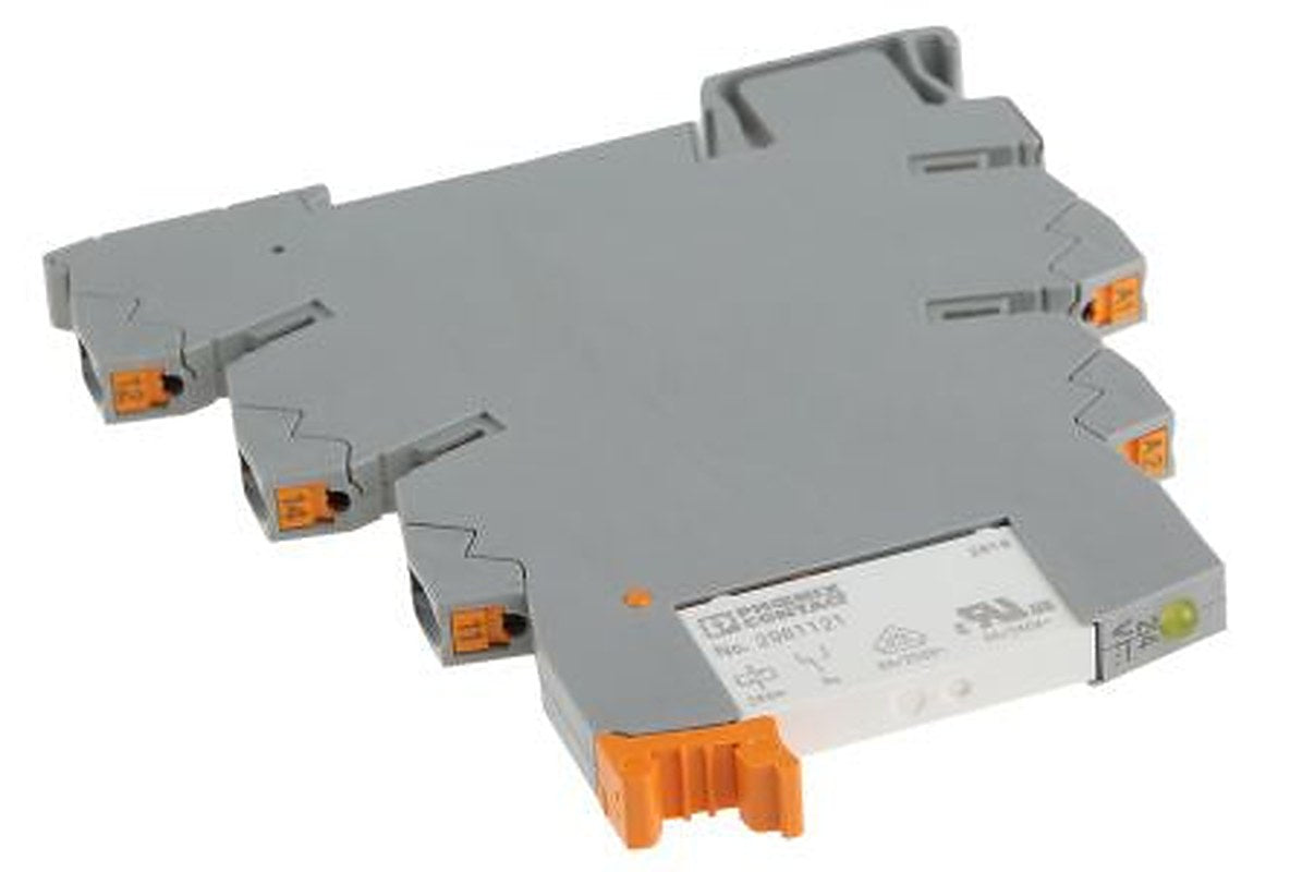Phoenix Contact PLC-RPT- 24DC/21AU Series Interface Relay, DIN Rail, 24V dc Coil, SPDT, 9mA