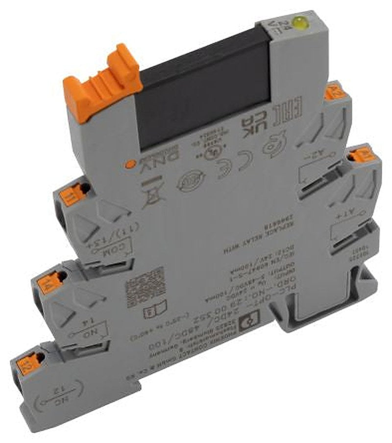 Phoenix Contact PLC-OPT- 24DC/ 48DC/100 Solid State Interface Relay DIN Rail Push-in