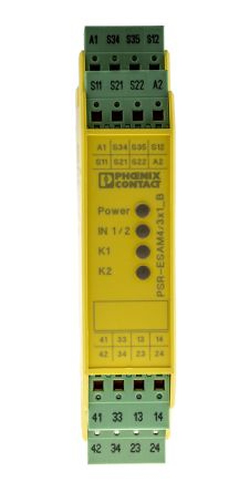 Phoenix Contact PSR-SPP-24UC/ESAM4/3X1/1X2/B, 24V ac/dc Safety Relay, 3 Safety Contacts, 1