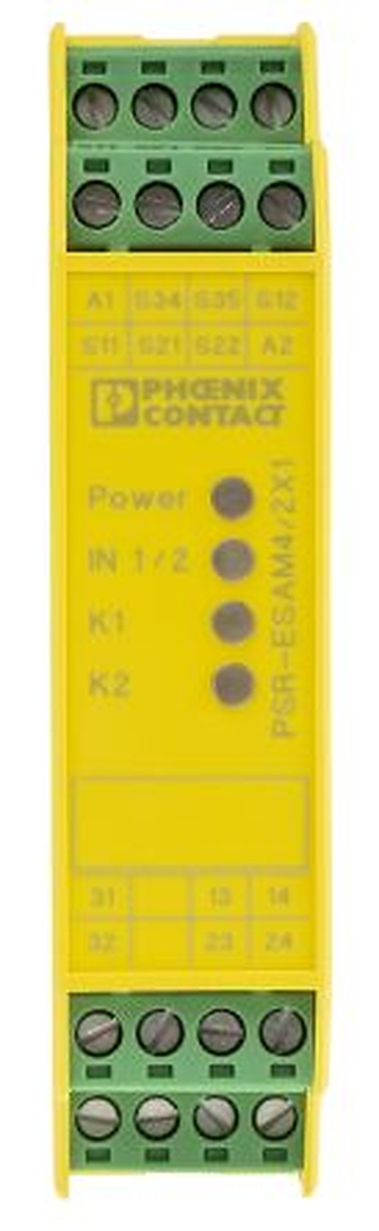 Phoenix Contact PSR-SCP- 24UC/ESAM4/2X1/1X2, 24V ac/dc Safety Relay, 2 Safety Contacts, 1