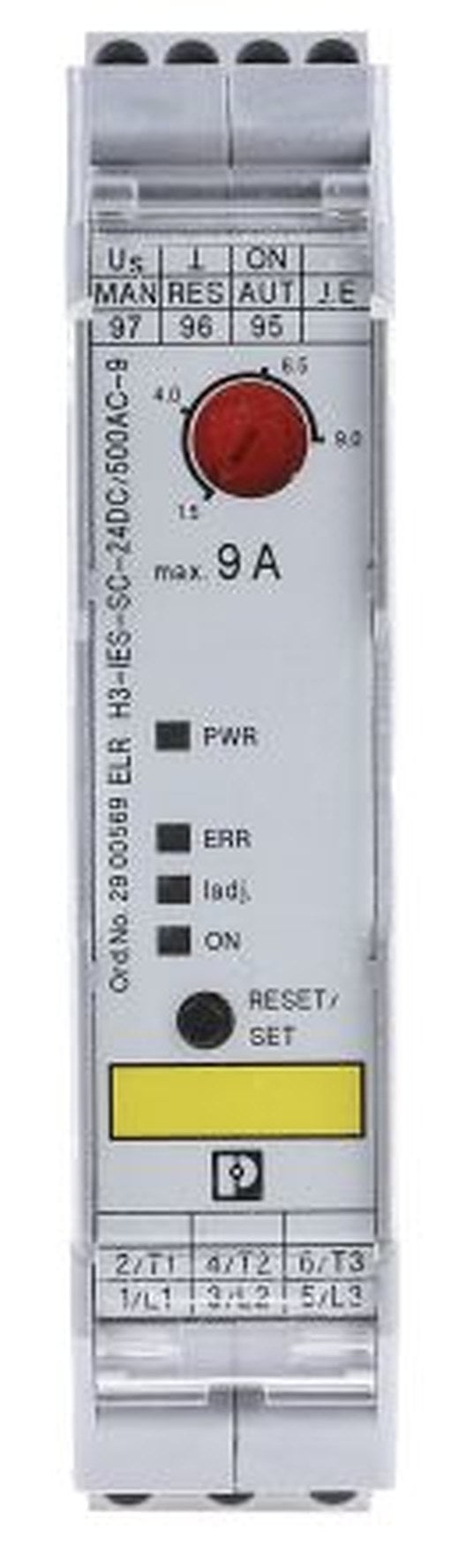 Phoenix Contact ELR H3-IES-SC- 24DC/500AC-9 Motor Starter, Direct on Line, 24V dc, 4 kW, 3 Phase, IP20