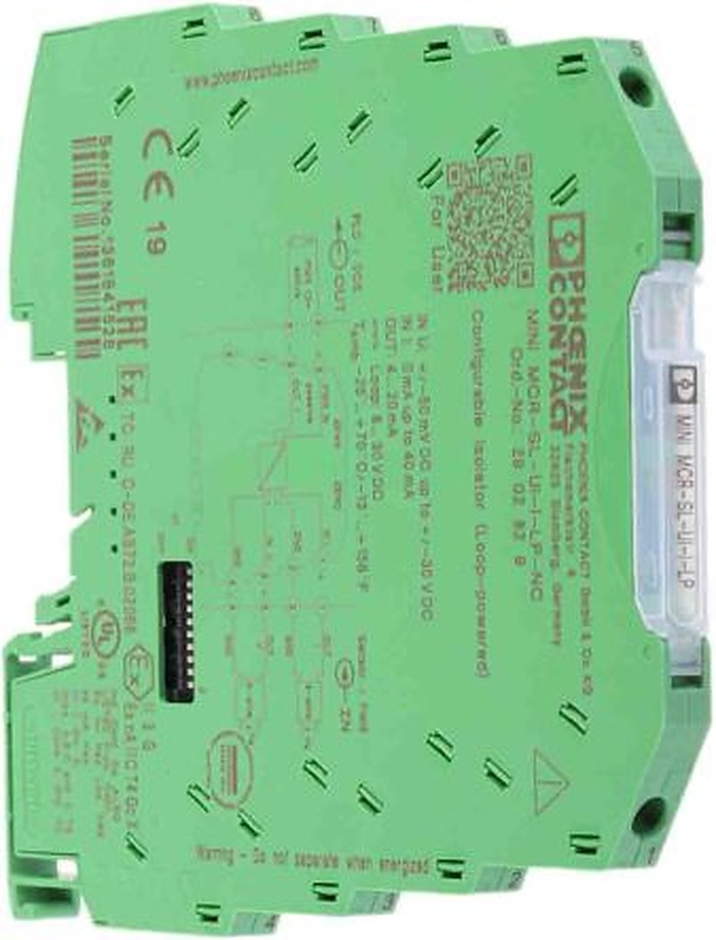 Phoenix Contact MINI MCR Series Signal Conditioner, Current/Voltage Input, Current Output, 30V dc, 8 V dc Supply, ATEX