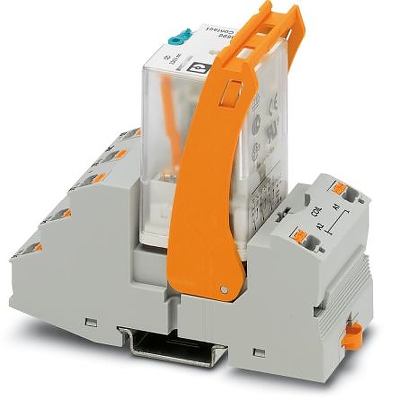 Phoenix Contact RIF-3-RPT-LDP-24DC/3X21 Series Interface Relay, DIN Rail, 24V dc Coil, 3PDT