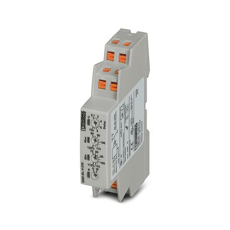Phoenix Contact Monitoring Relay, 1 Phase, 24/230 V ac Monitor Range, DIN Rail, 230V ac 24 V dc
