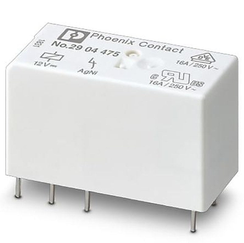 Phoenix Contact PCB Power Relay, 12V dc Coil, 16A Switching Current, SPST