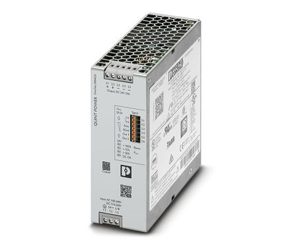 Phoenix Contact QUINT POWER DIN Rail DIN Rail Power Supply 250V ac/dc AC/DC Input 24V dc, 10 A Output DC 240 W