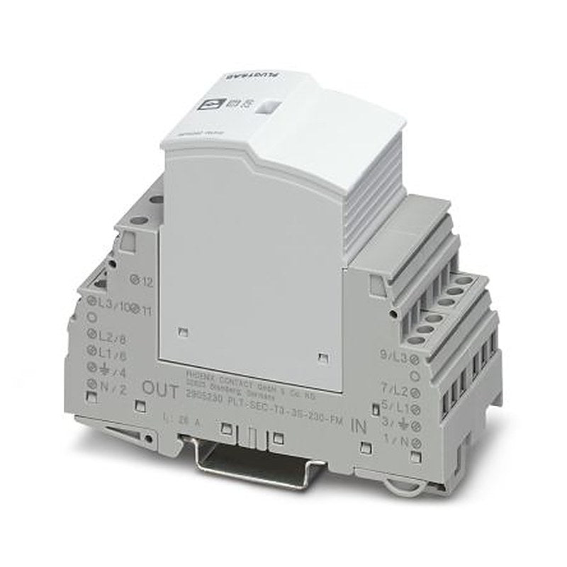 Phoenix Contact 3 Phase Surge Protector, 1.5 kV, DIN Rail