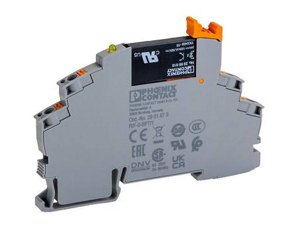 Phoenix Contact RIF-0-OPT-24DC/48DC/100 Series Solid State Interface Relay, DIN Rail Mount, 28.8V dc Control