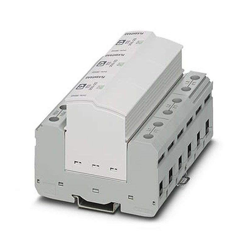Phoenix Contact 3 Phase Surge Arrester, 25 kA, 350 V ac, DIN Rail