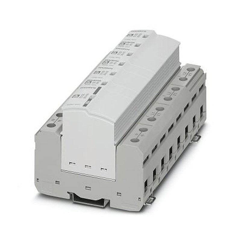 Phoenix Contact 3 Phase Industrial Surge Protector, 100 kA, DIN Rail