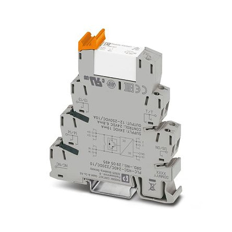 Phoenix Contact Solid State Relay, 10 A Load, DIN Rail Mount, 250 V Load, 24V Control
