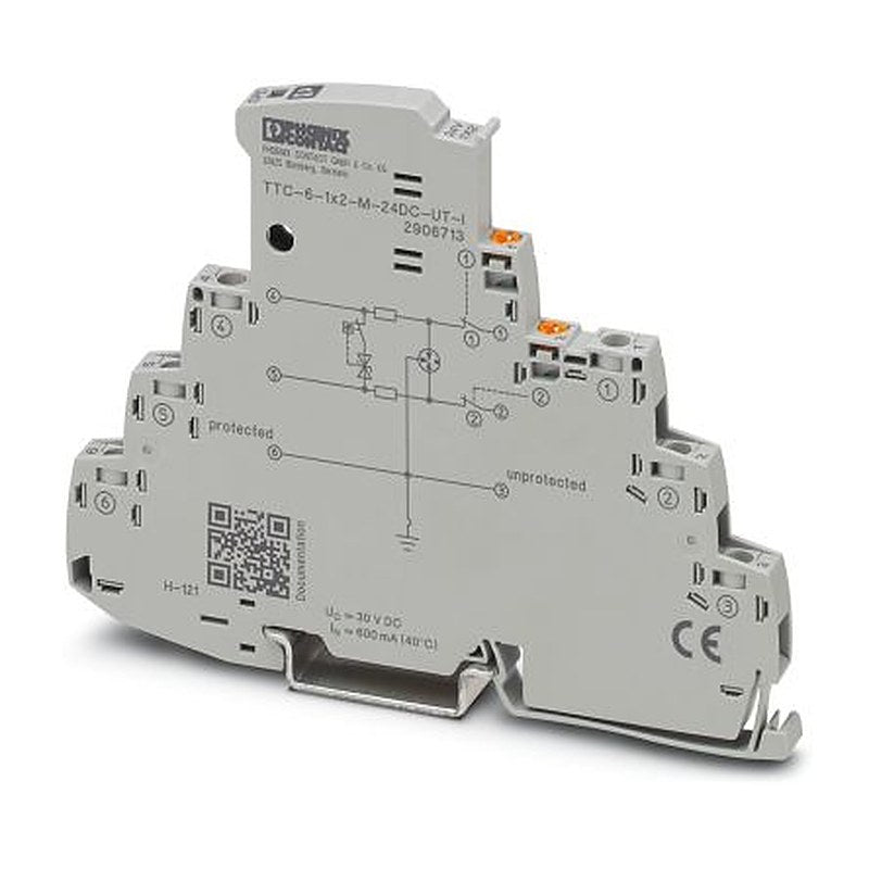 Phoenix Contact Surge Protector, 20 kA, 30 V, DIN Rail
