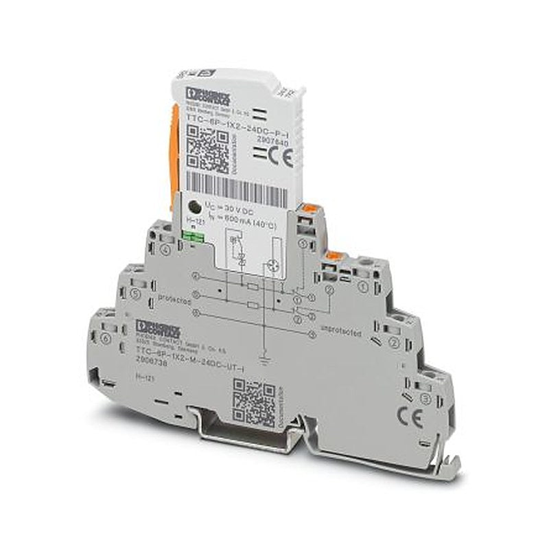Phoenix Contact Surge Protector, 20 kA, DIN Rail