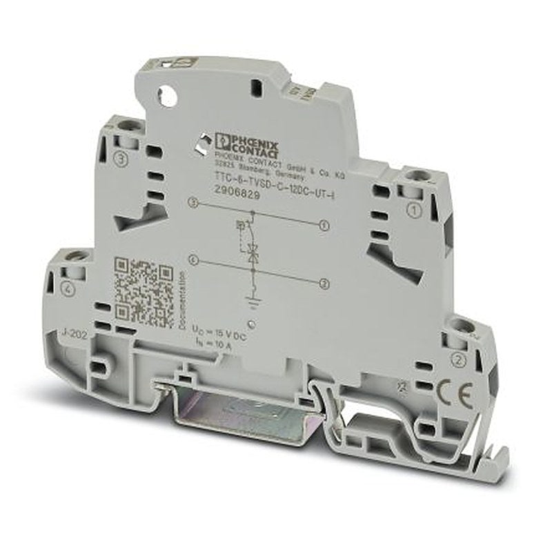 Phoenix Contact Surge Protector, 300 A, 25 V, DIN Rail