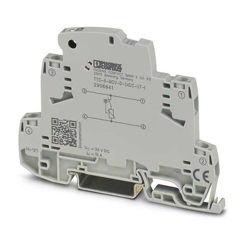 Phoenix Contact Surge Protector, 2 kA, 160 V, DIN Rail