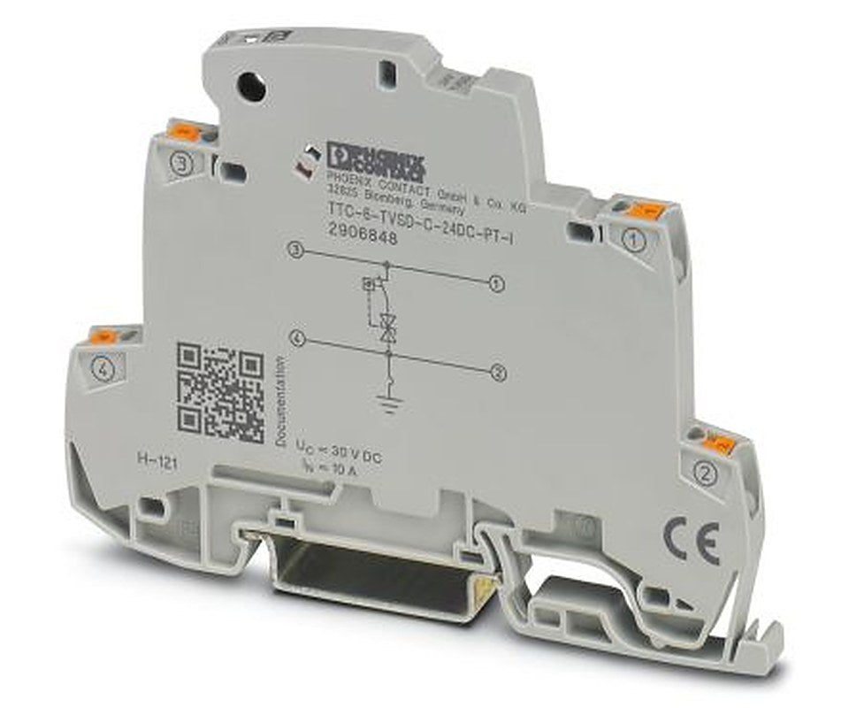 Phoenix Contact Surge Protector, 30 A, DIN Rail