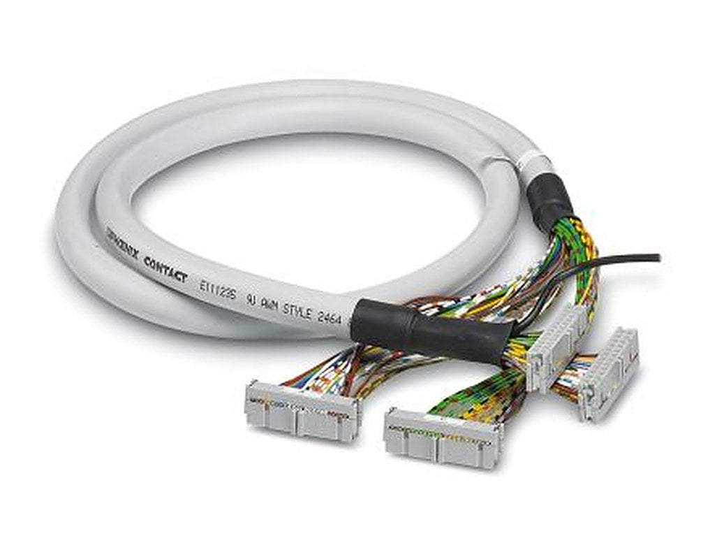 Phoenix Contact Female IDC to Female IDC Cable, 1.5 m Polyvinyl Chloride, CABLE-2FLK24 Series