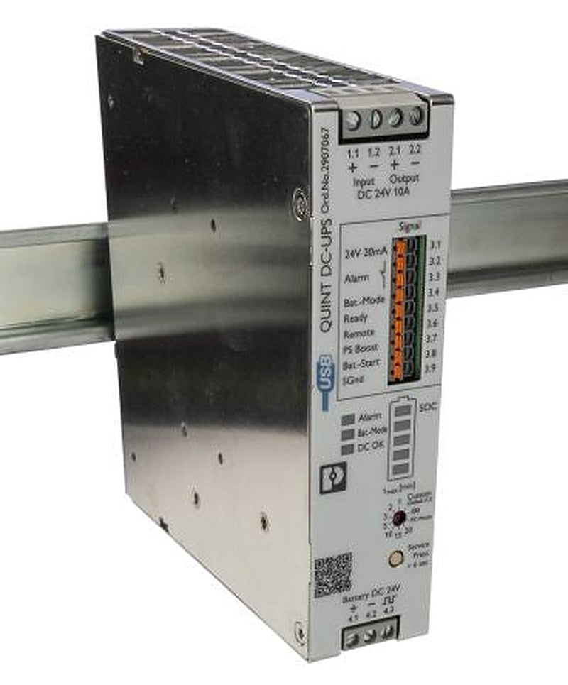 Phoenix Contact 18V dc, 30 V dc Input DIN Rail Uninterruptible power supply, QUINT4 480 W QUINT UPS