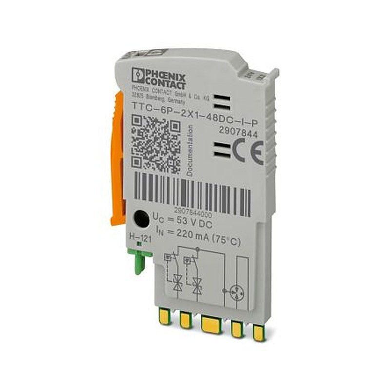 Phoenix Contact Surge Protector, 53 V, On Base Element
